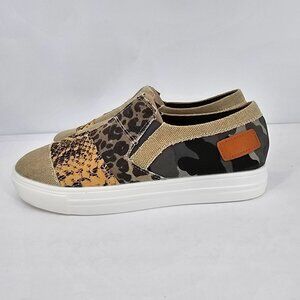 Brown Leopard Patchwork Sneaker